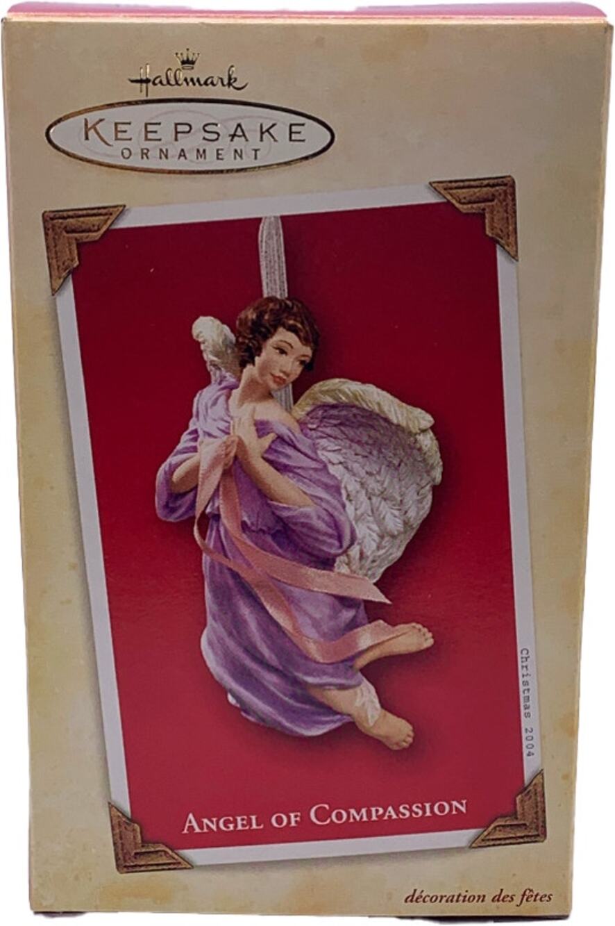 Hallmark Keepsake 2004 Angel of Compassion Collectible Christmas Ornament in Box